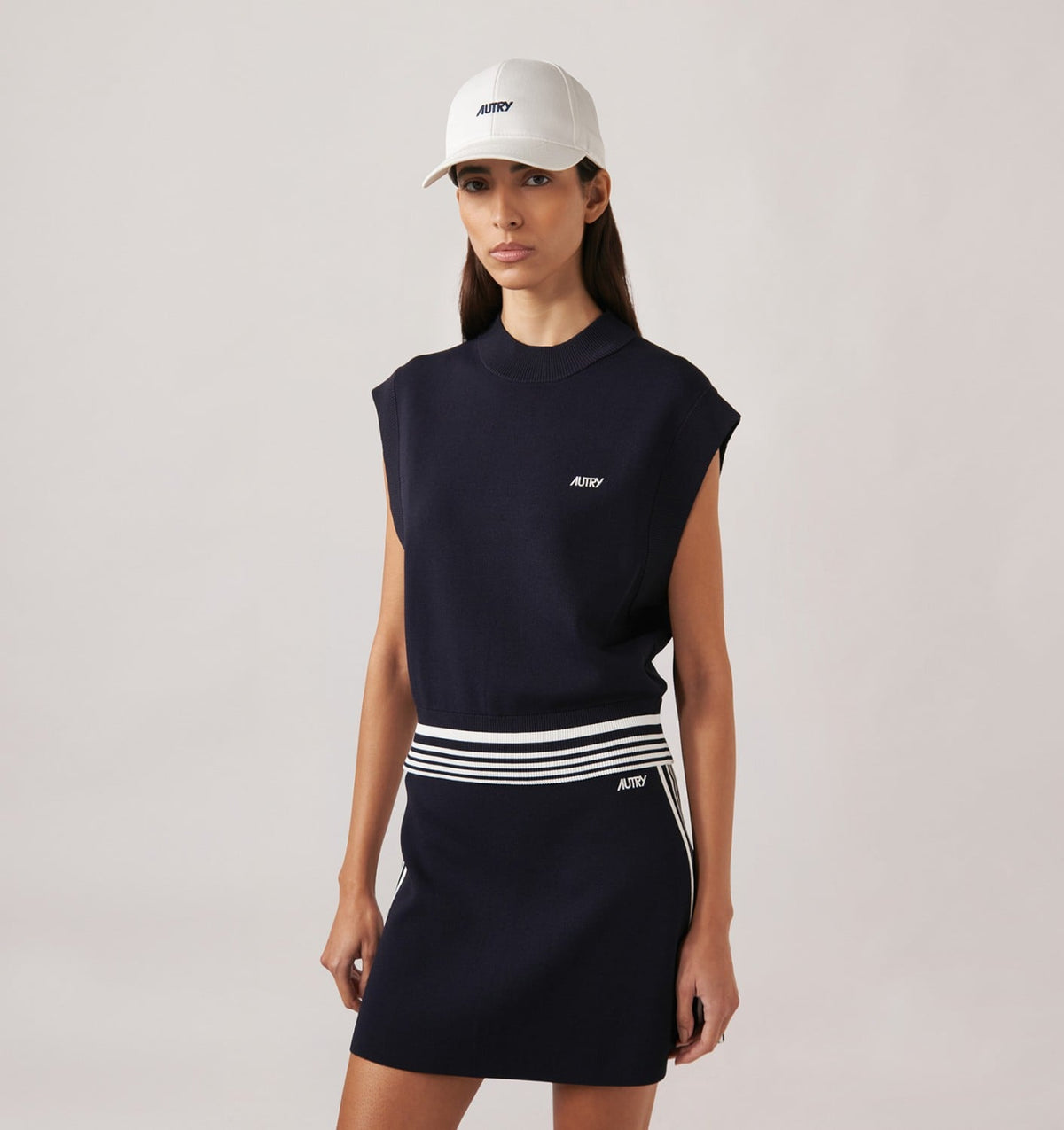 AUTRY KNITTED VISCOSE TOP WOMAN