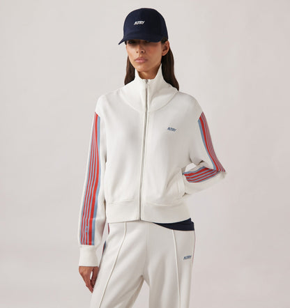 AUTRY KNITTED VISCOSE FULL ZIP JACKET WOMAN