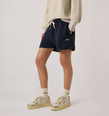 AUTRY EMBROIDERED LOGO SHORTS WOMAN