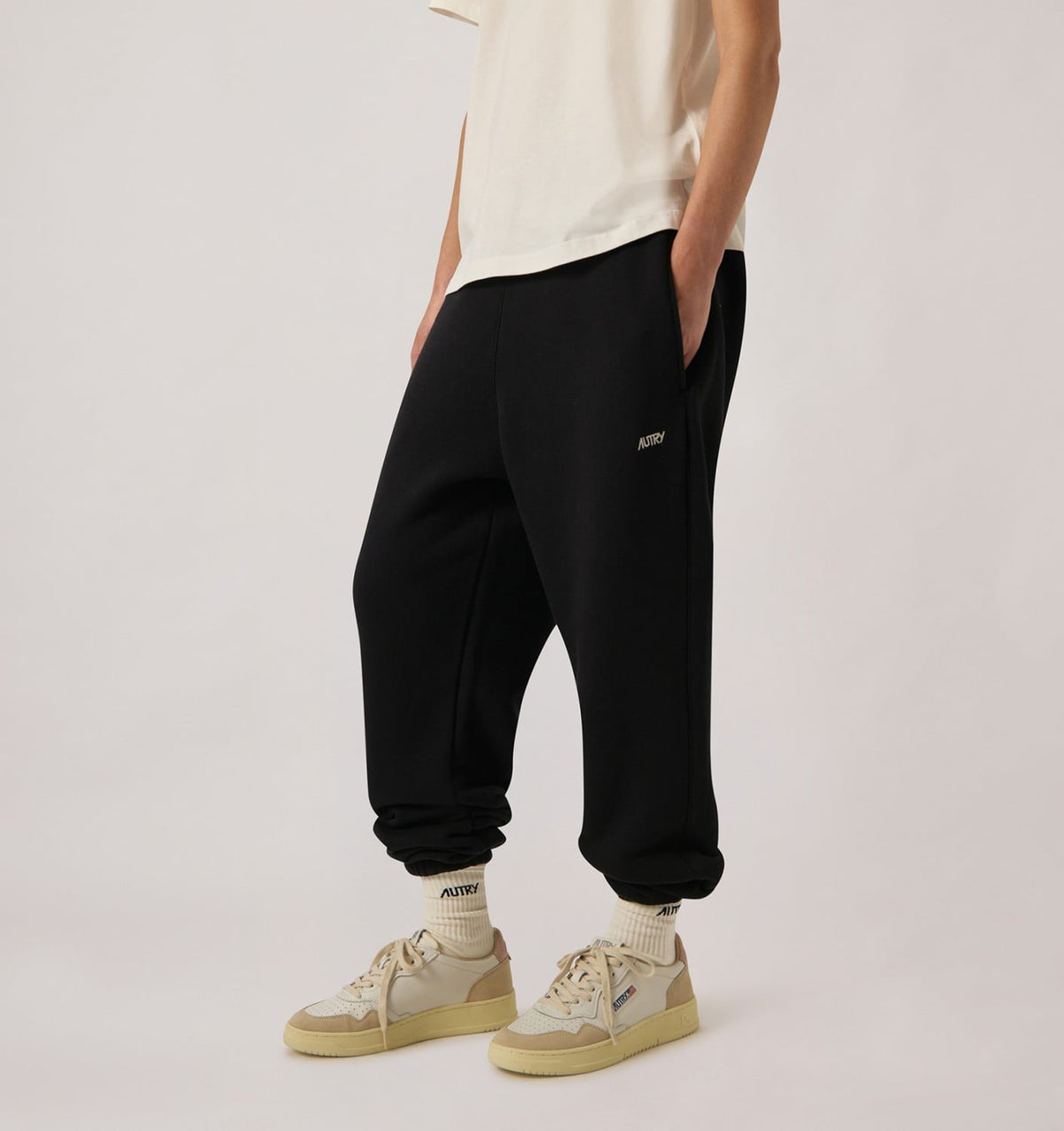 AUTRY SWEATPANTS WITH EMBROIDERED LOGO FOR WOMAN
