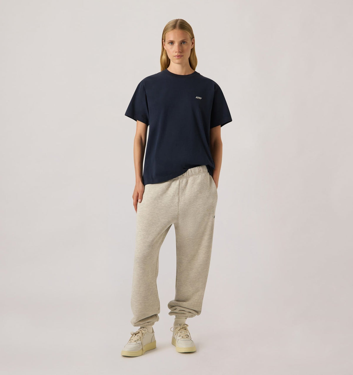 AUTRY EMBROIDERED LOGO SWEATPANTS WOMAN