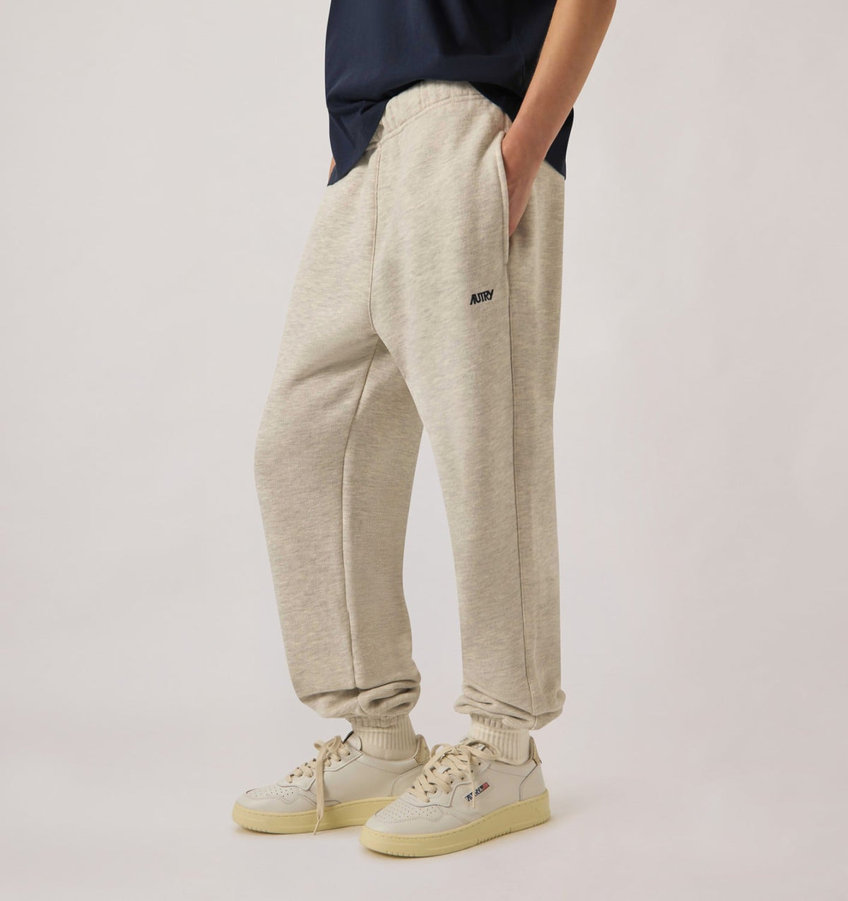 AUTRY EMBROIDERED LOGO SWEATPANTS WOMAN