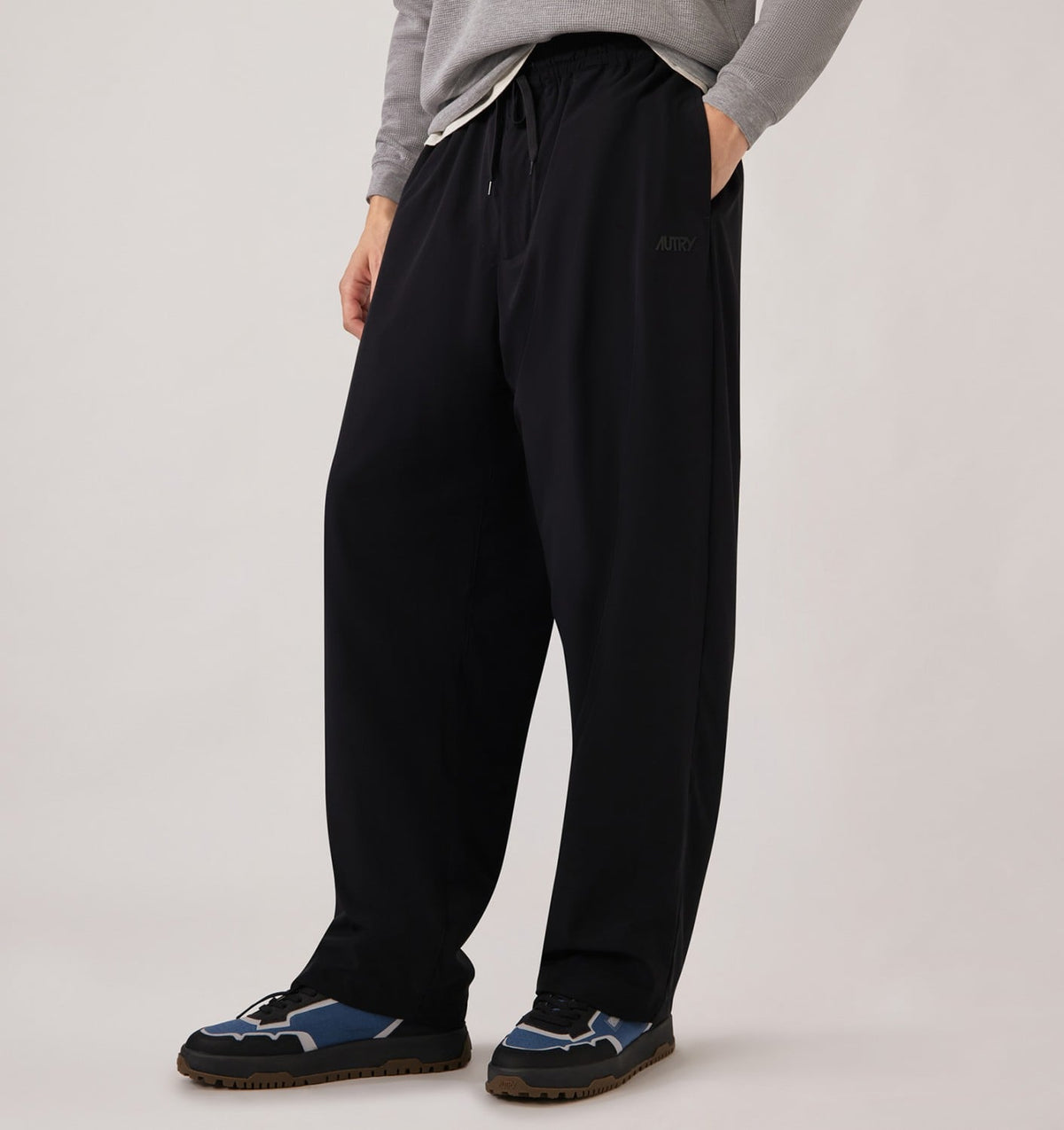 AUTRY TONAL LOGO NYLON PANTS UNISEX