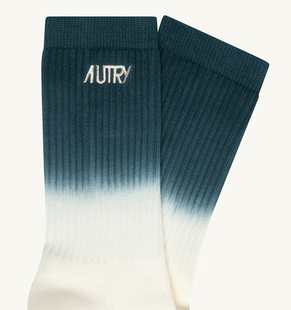 AUTRY TIE-DYE SOCKS WITH EMBROIDERED LOGO UNISEX
