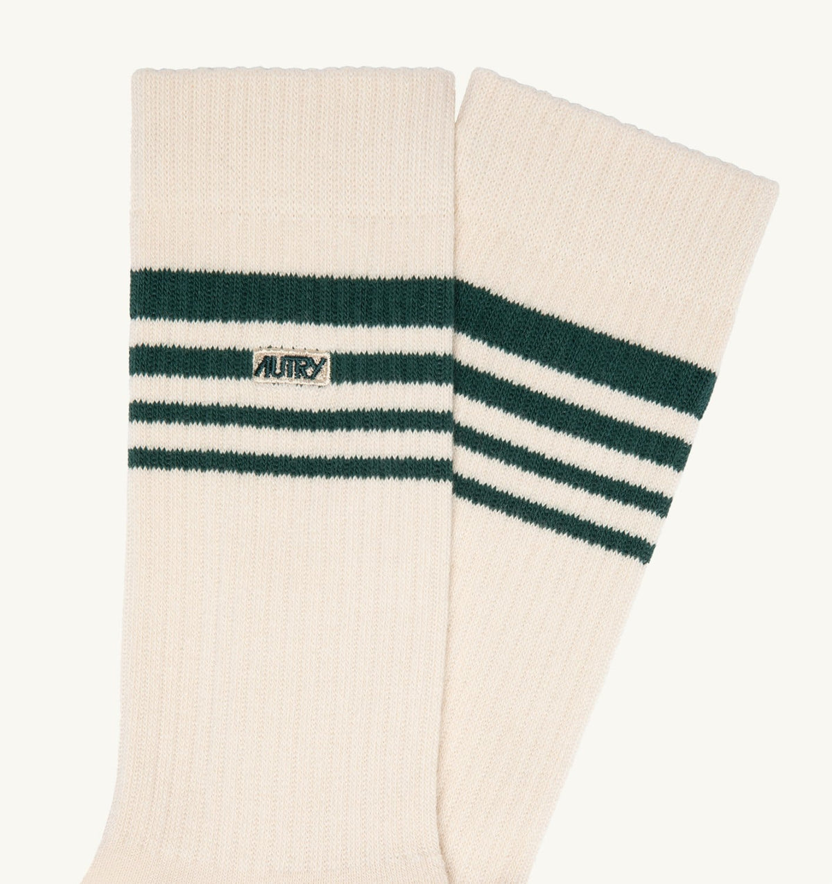 AUTRY JACQUARD SOCKS WITH LOGO AND STRIPES UNISEX