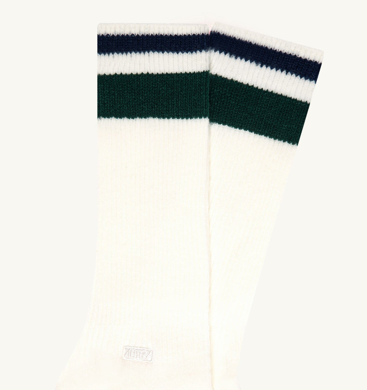 AUTRY SOCKS WITH LOGO AND STRIPES UNISEX