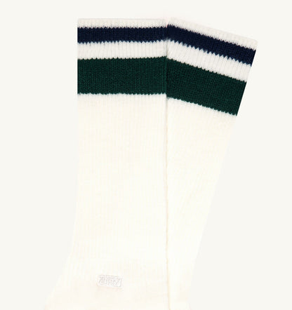 AUTRY SOCKS WITH LOGO AND STRIPES UNISEX