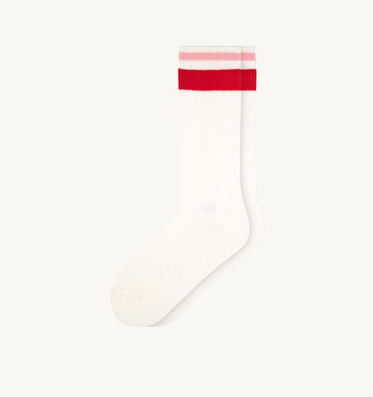 AUTRY SOCKS WITH LOGO AND STRIPES UNISEX