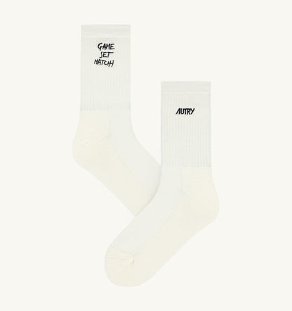 AUTRY 'GAME SET MATCH!' SOCKS UNISEX