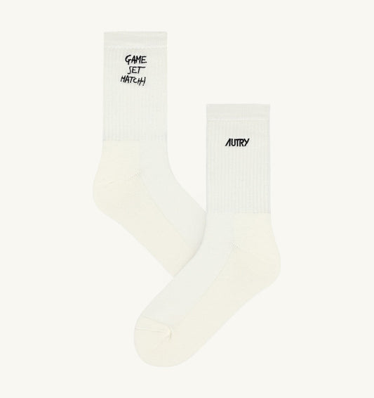 AUTRY 'GAME SET MATCH!' SOCKS UNISEX
