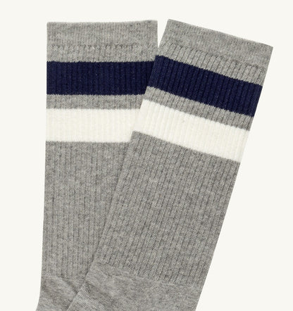 AUTRY STRIPED JACQUARD LOGO SOCK UNISEX