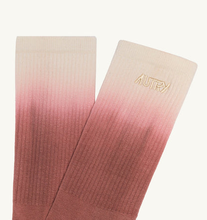 AUTRY TIE-DYE SOCKS WITH EMBROIDERED LOGO UNISEX