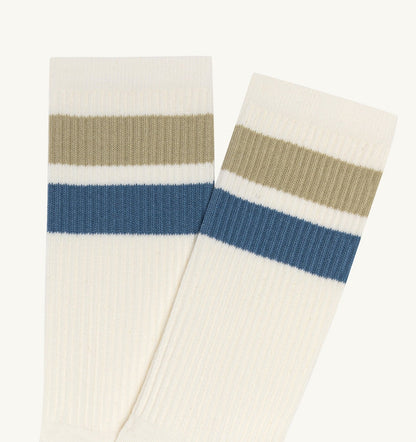 AUTRY STRIPED JACQUARD LOGO SOCKS UNISEX