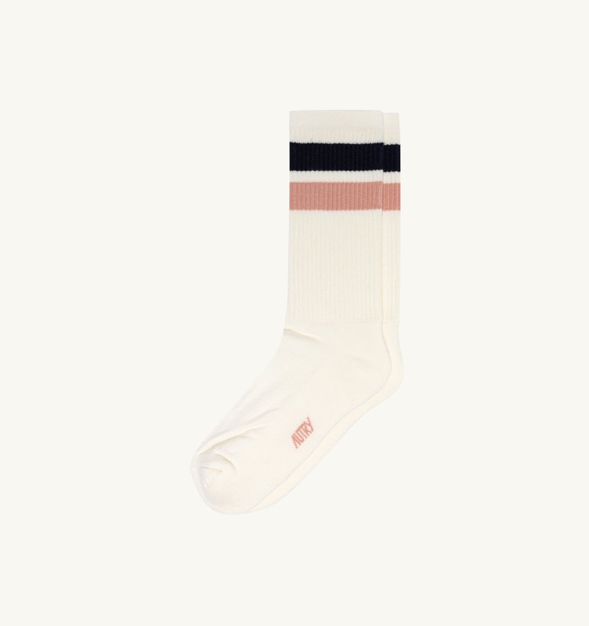 AUTRY STRIPED JACQUARD LOGO SOCKS UNISEX