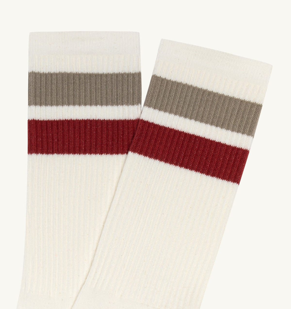 AUTRY STRIPED JACQUARD LOGO SOCKS UNISEX