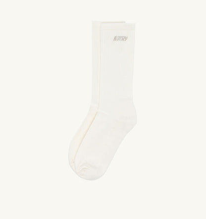 AUTRY COTTON TERRY SOCKS WITH LUREX LOGO