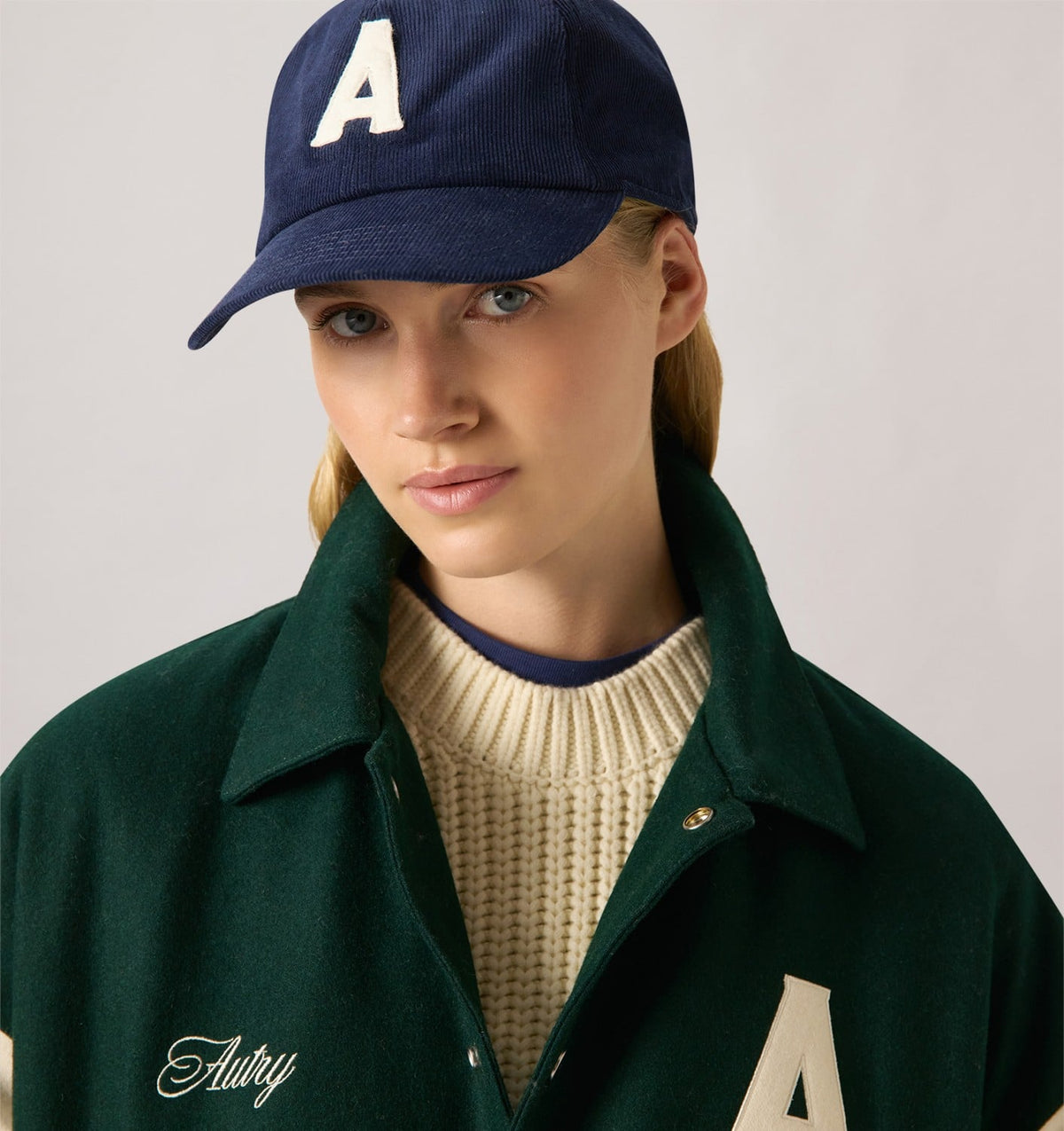 AUTRY CORDUROY BASEBALL CAP WITH LOGO UNISEX