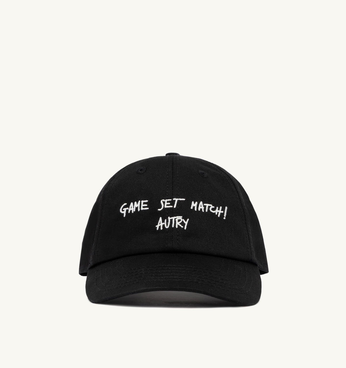 AUTRY 'GAME SET MATCH!' BASEBALL CAP UNISEX
