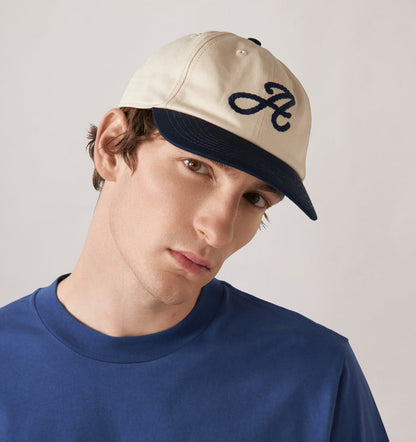 AUTRY BI-COLOR BASEBALL CAP WITH EMBROIDERY LOGO UNISEX