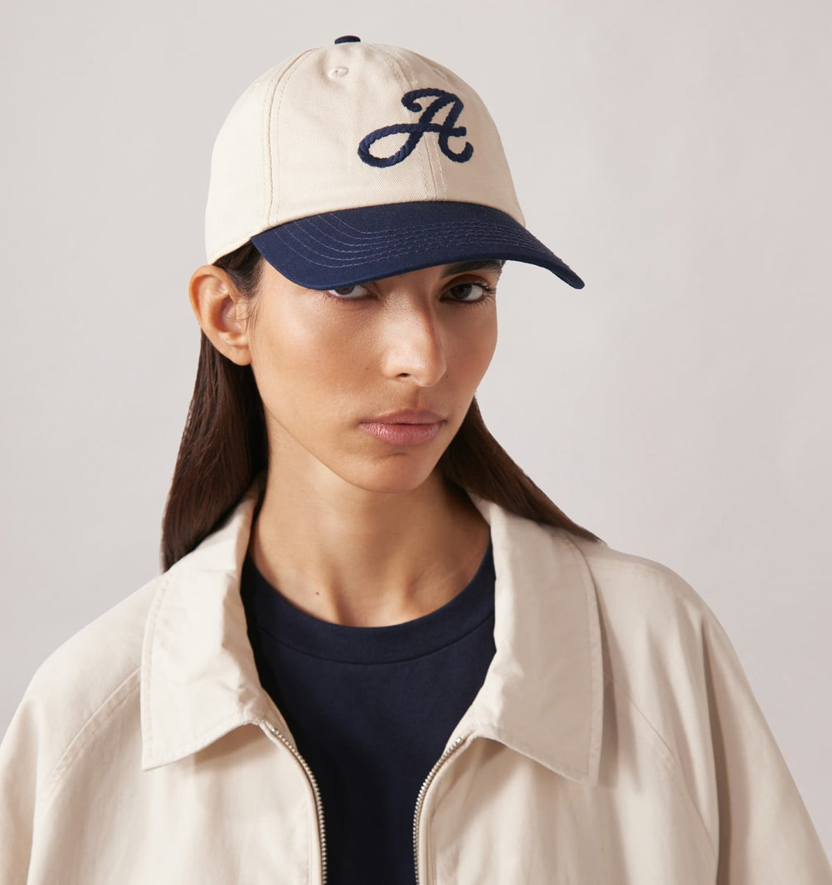 AUTRY BI-COLOR BASEBALL CAP WITH EMBROIDERY LOGO UNISEX