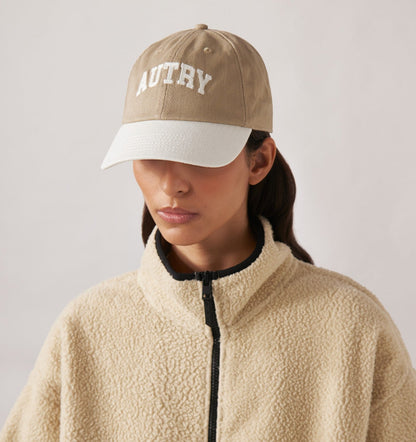 AUTRY BI-COLOR BASEBALL CAP WITH EMBROIDERY LOGO UNISEX