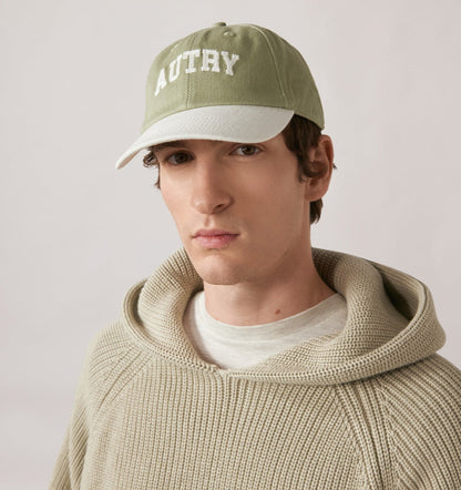 AUTRY BI-COLOR BASEBALL CAP WITH EMBROIDERY LOGO UNISEX