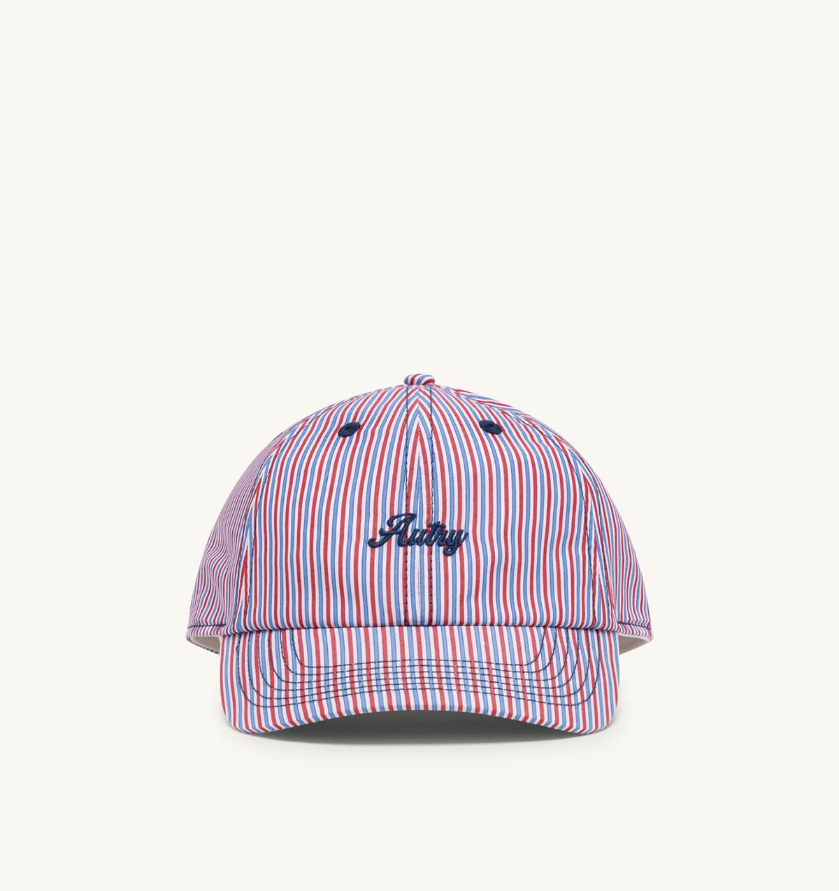 AUTRY BASEBALL CAP IN STRIPED COTTON UNISEX
