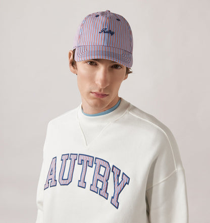 AUTRY BASEBALL CAP IN STRIPED COTTON UNISEX