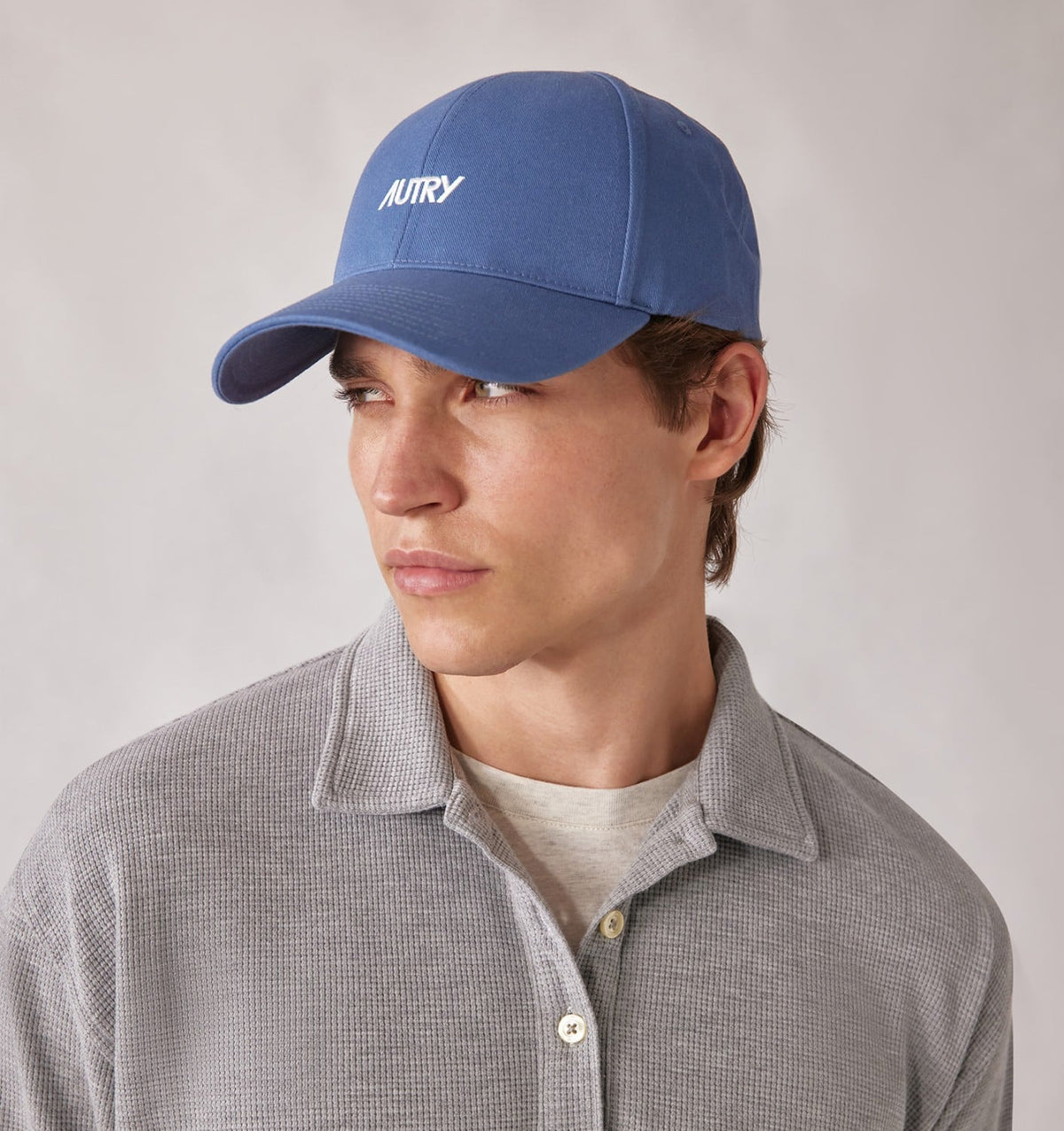 AUTRY BASEBALL CAP WITH CONTRAST EMBROIDERED LOGO UNISEX
