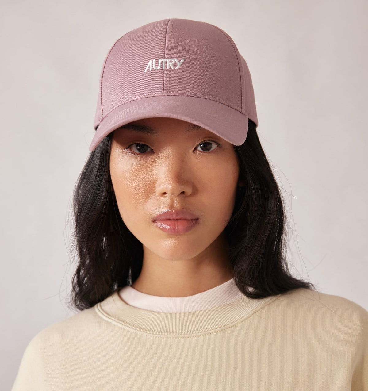 AUTRY BASEBALL CAP WITH CONTRAST EMBROIDERED LOGO UNISEX