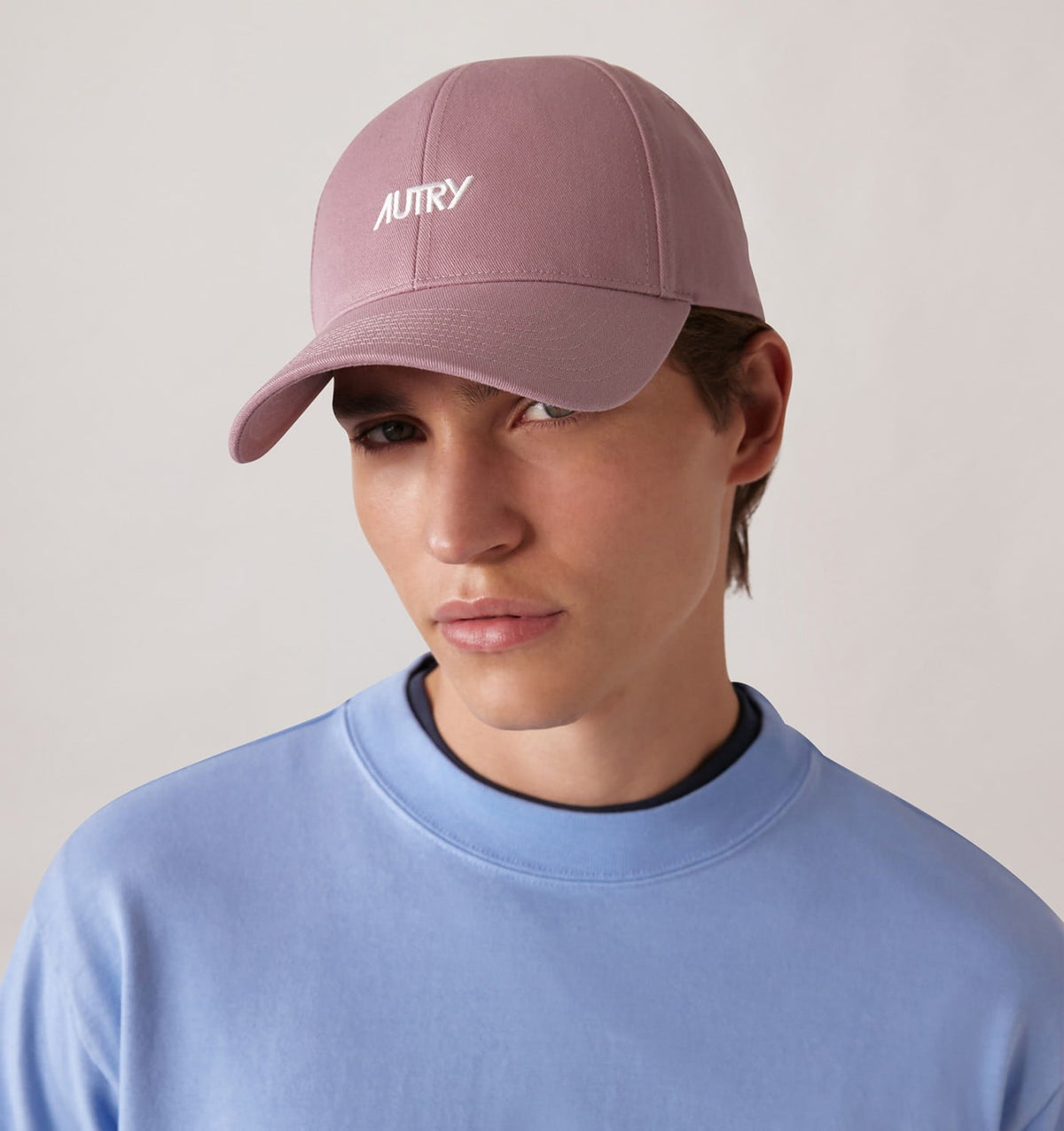 AUTRY BASEBALL CAP WITH CONTRAST EMBROIDERED LOGO UNISEX