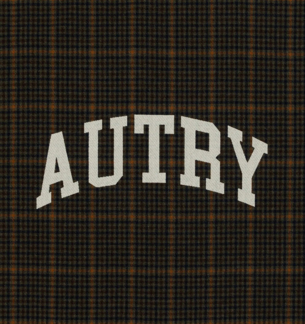 AUTRY CHECKED BLANKET WITH MAXI LOGO UNISEX
