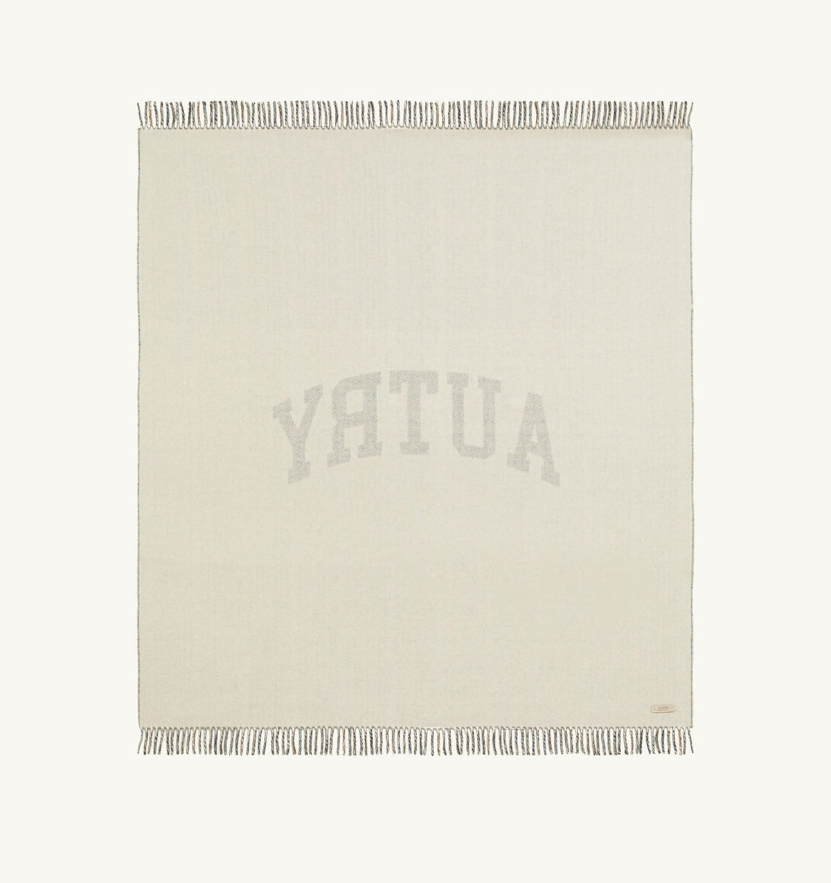 AUTRY CHECKED BLANKET WITH MAXI LOGO UNISEX