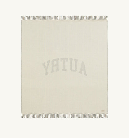 AUTRY CHECKED BLANKET WITH MAXI LOGO UNISEX