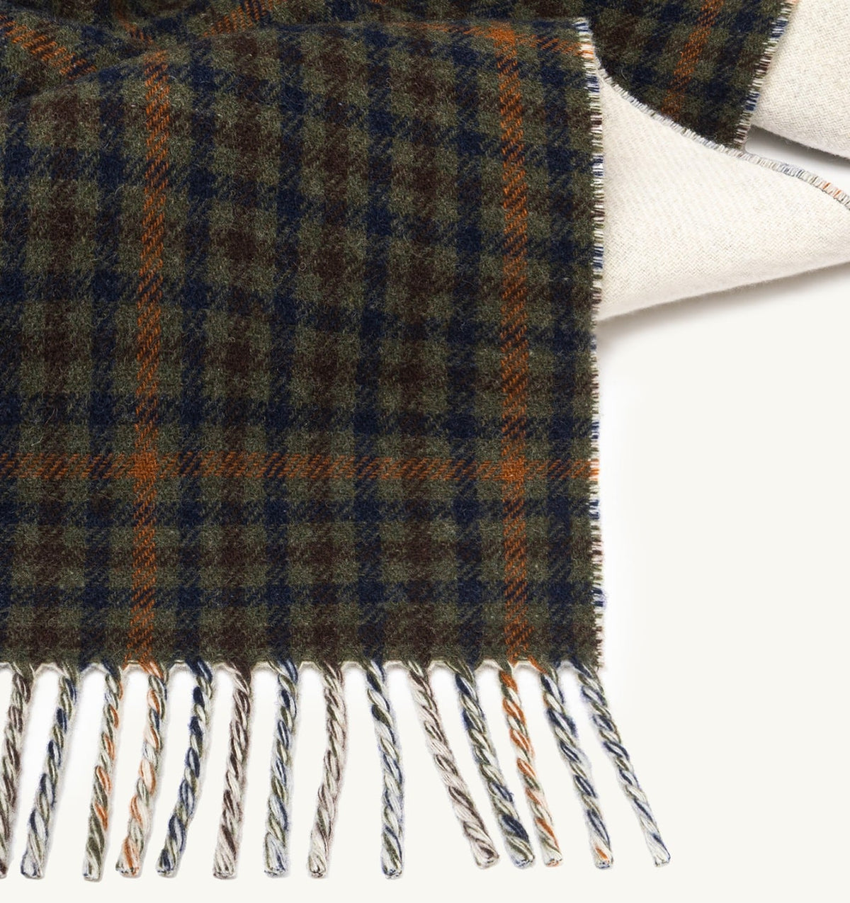 AUTRY CHECKED BLANKET WITH MAXI LOGO UNISEX