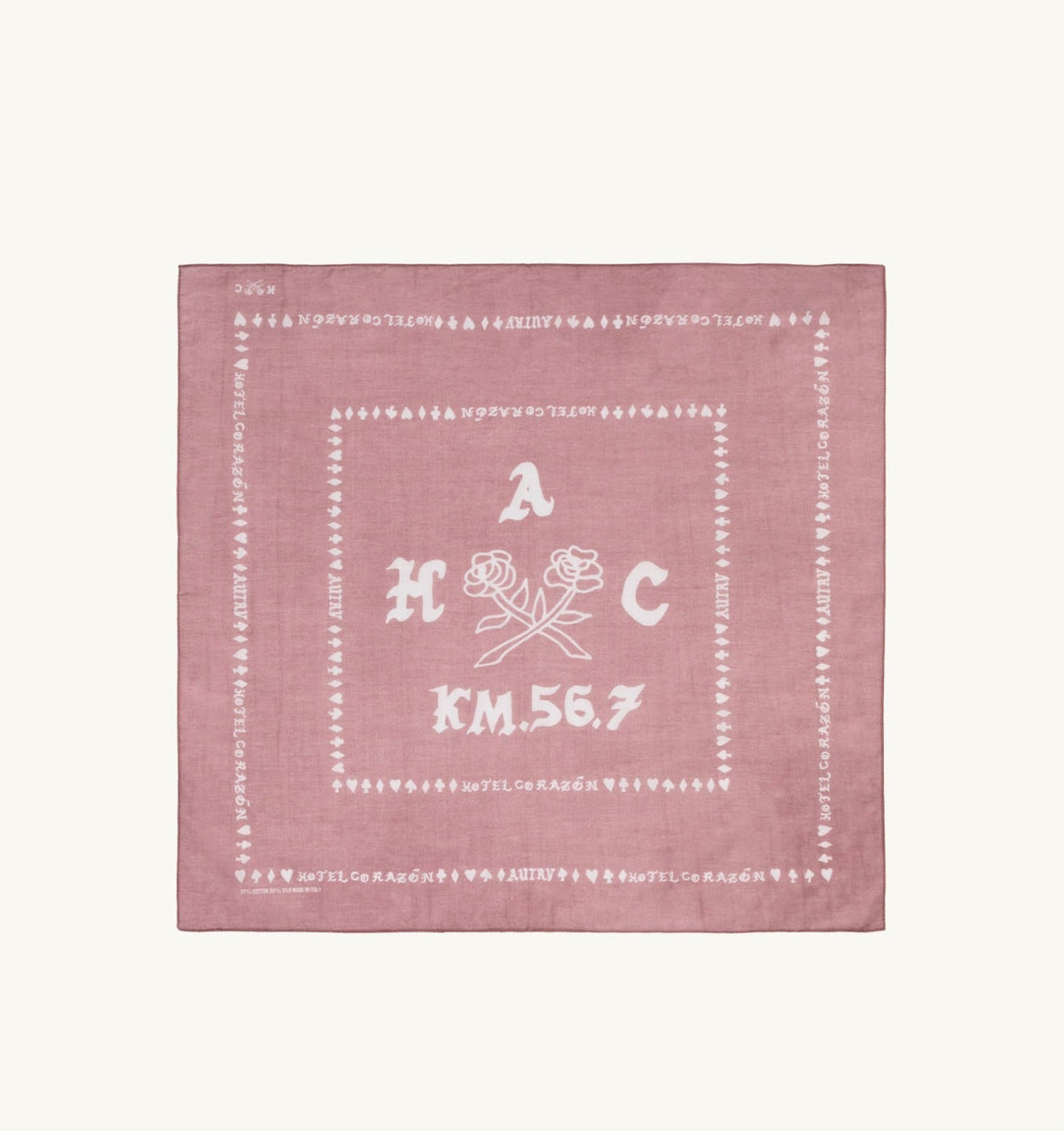 AUTRY 'HOTEL CORAZÓN' FOULARD SCARF UNISEX