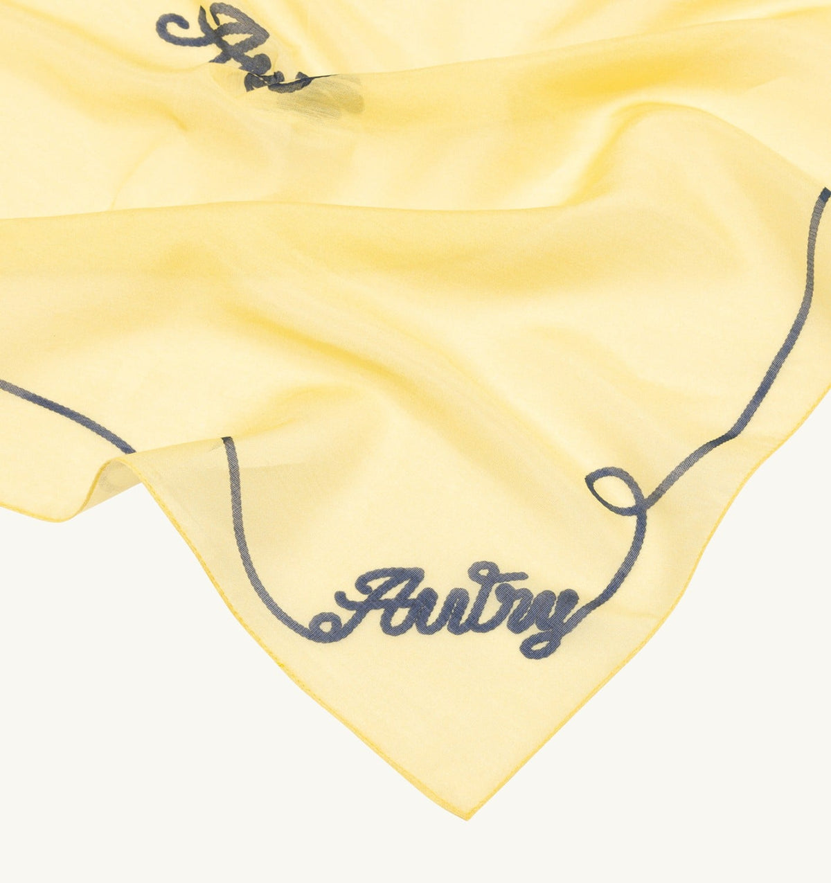 AUTRY FOULARD SCARF IN COTTON AND SILK UNISEX