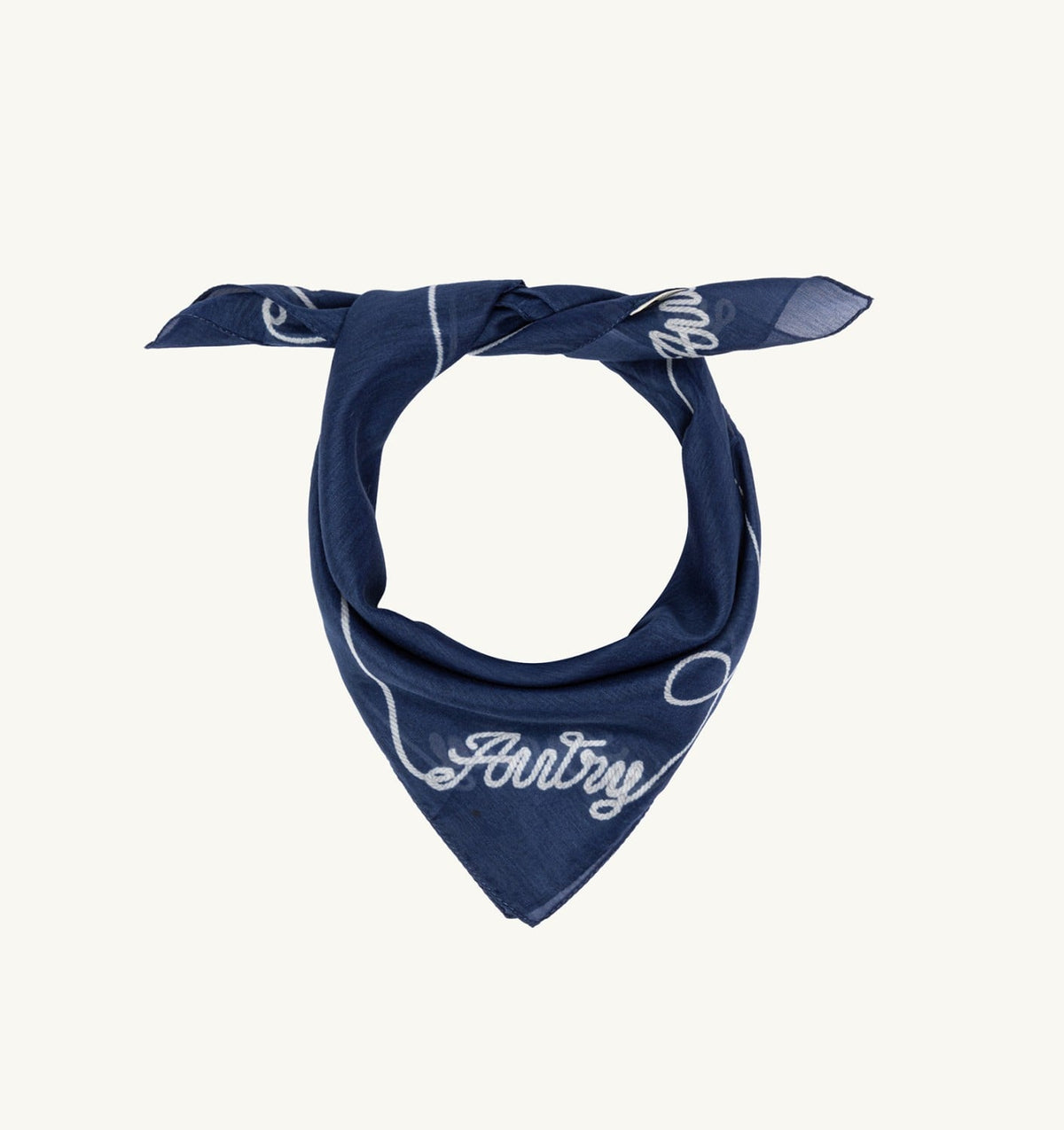 AUTRY FOULARD SCARF IN COTTON AND SILK UNISEX