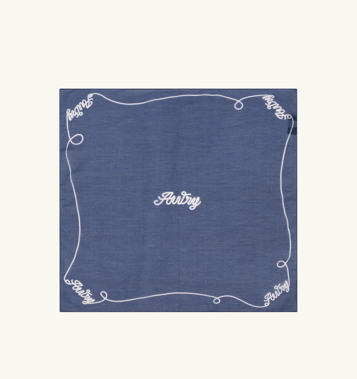 AUTRY FOULARD SCARF IN COTTON AND SILK UNISEX