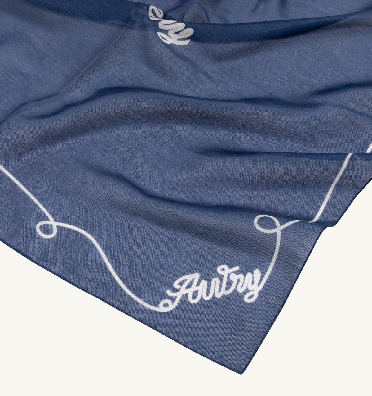 AUTRY FOULARD SCARF IN COTTON AND SILK UNISEX