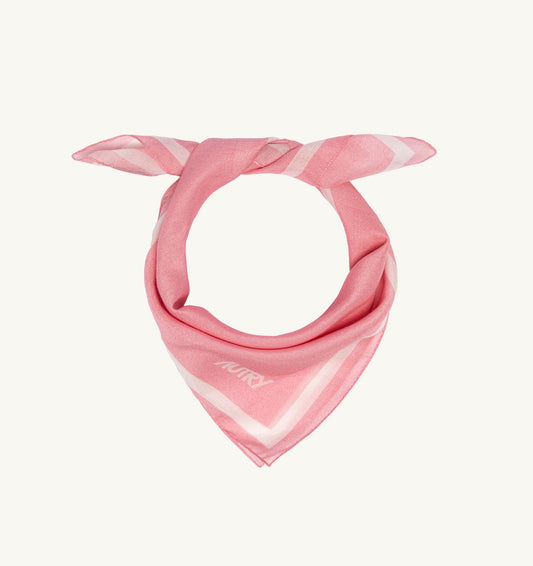 AUTRY FOULARD SCARF IN COTTON AND SILK UNISEX