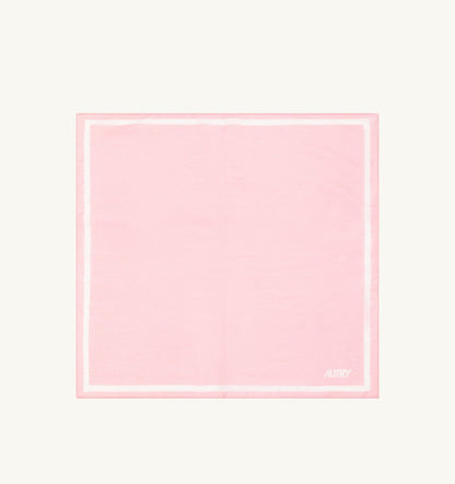 AUTRY FOULARD SCARF IN COTTON AND SILK UNISEX