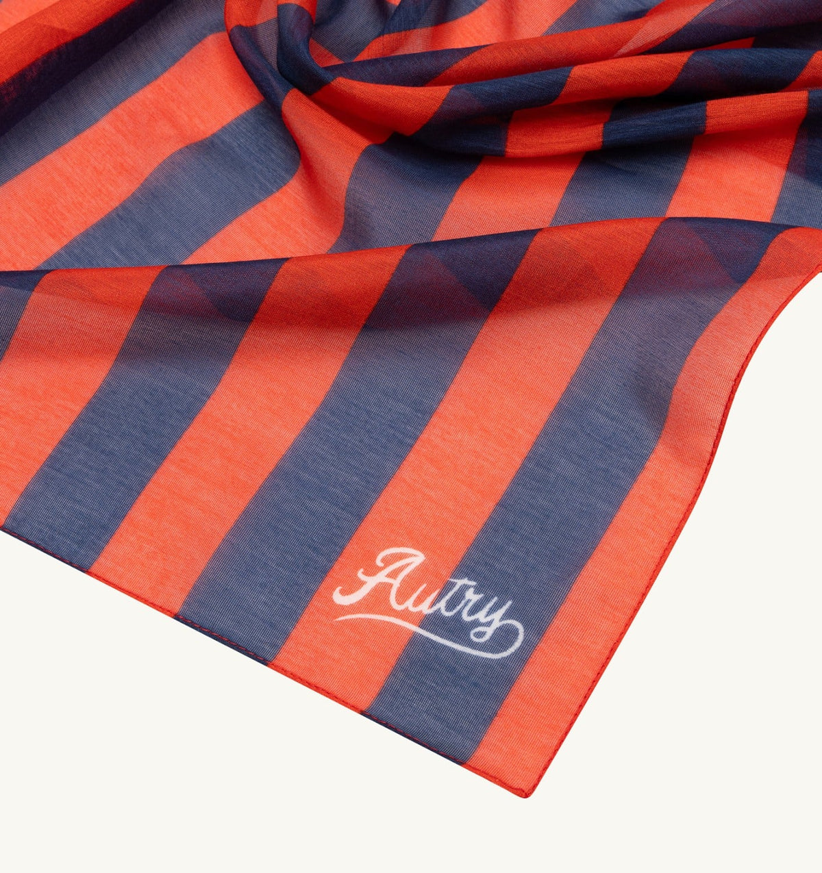 AUTRY FOULARD SCARF IN COTTON AND SILK UNISEX
