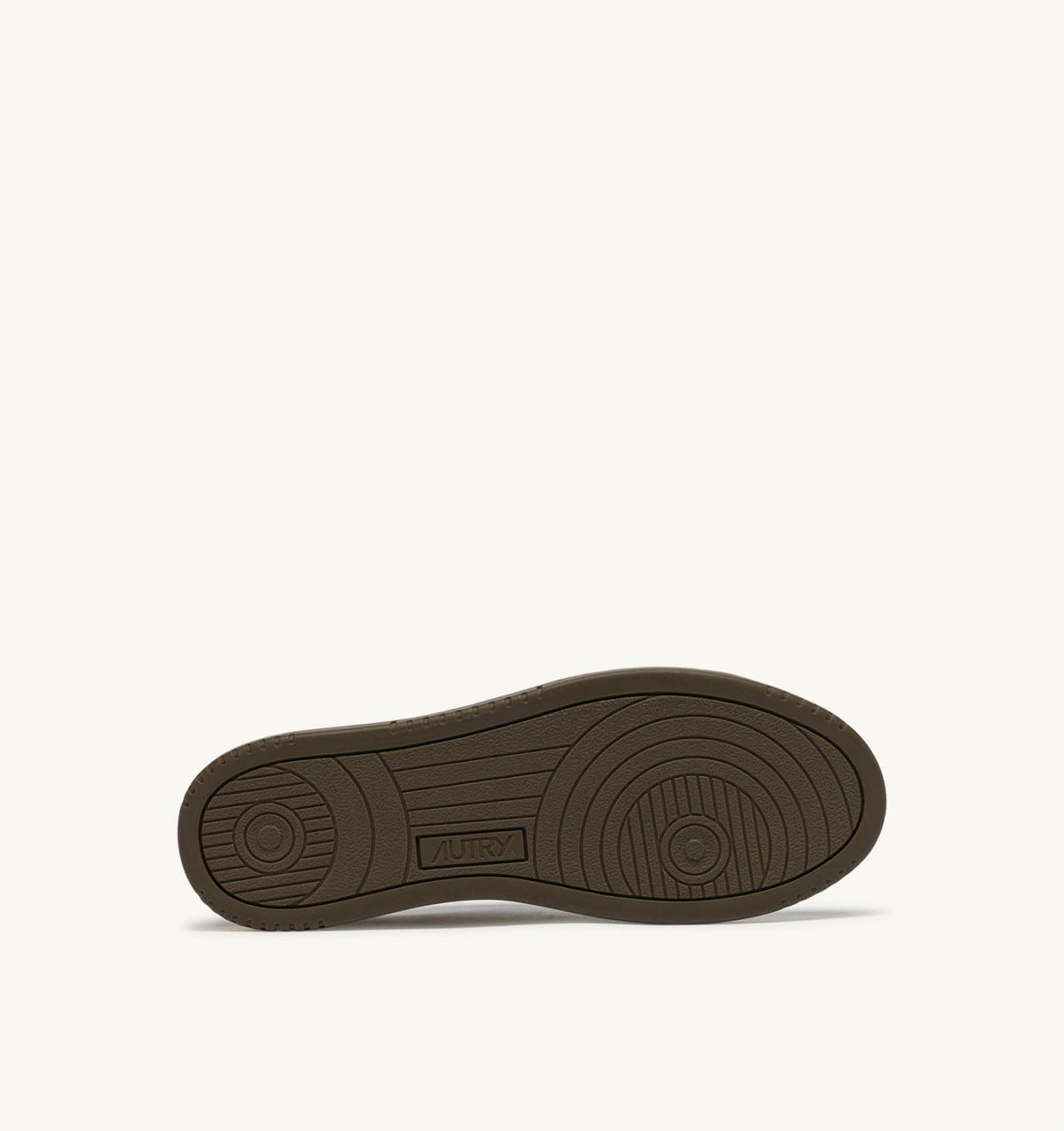 AUTRY MEDALIST LOW BICOLOR SNEAKERS IN WHITE AND CHOCOLATE LEATHER