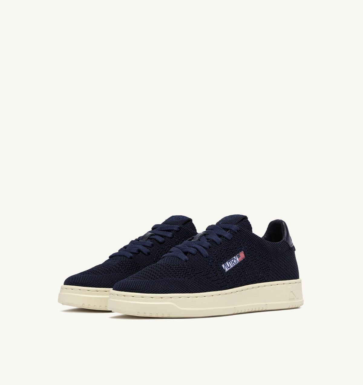 AUTRY MEDALIST EASEKNIT LOW SNEAKERS IN SPACE BLUE KNIT