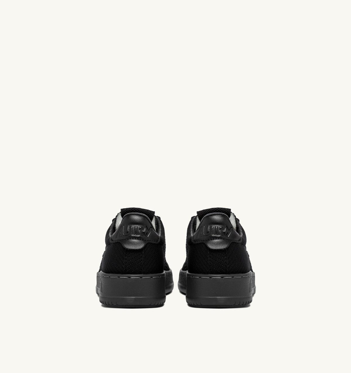 AUTRY MEDALIST EASEKNIT LOW SNEAKERS IN BLACK KNIT