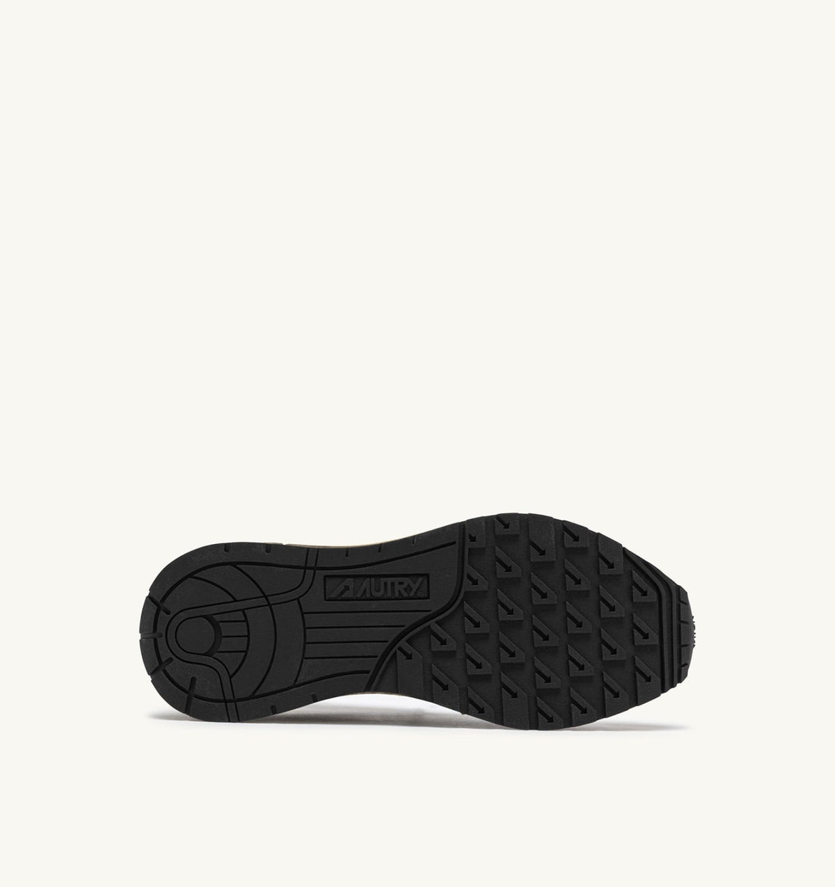 AUTRY REELWIND SUPER VINTAGE SNEAKERS IN WHITE AND BLACK SUEDE AND NYLON
