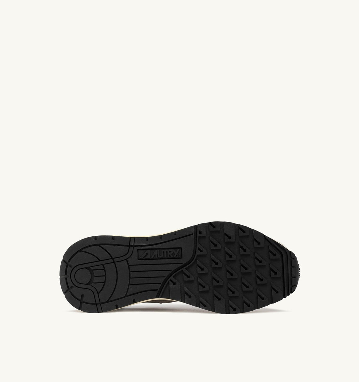 AUTRY REELWIND LOW SNEAKERS IN WHITE AND LIMOGES NYLON AND SUEDE