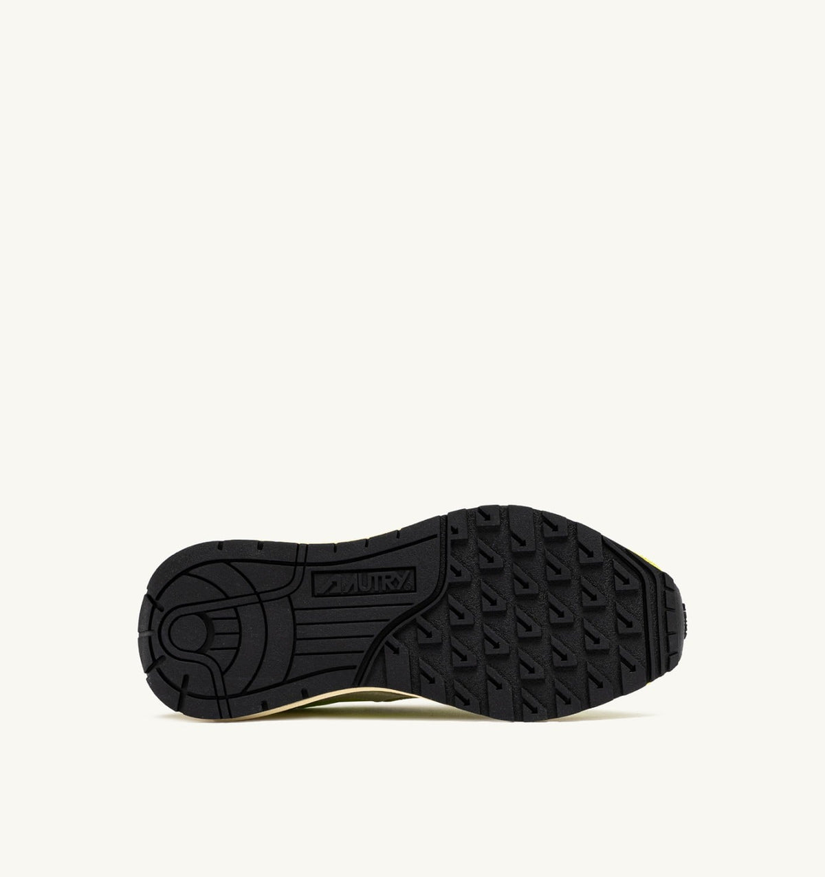 AUTRY REELWIND LOW SNEAKERS IN WHITE AND EVENING PRIMROSE NYLON AND SUEDE