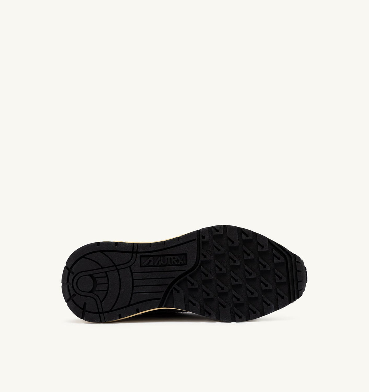 AUTRY REELWIND LOW SNEAKERS IN SAND SUEDE AND REFLECTIVE NYLON